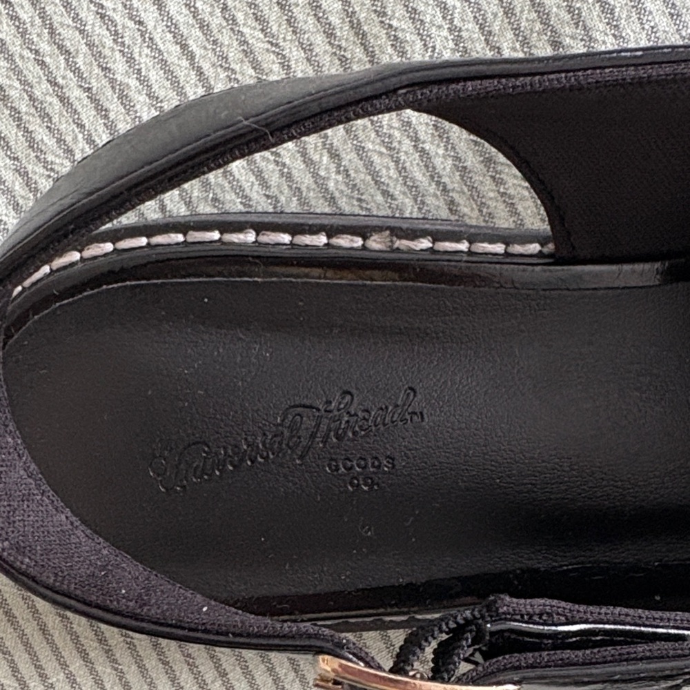 Universal Thread Black Patent Slingback Loafers Like New Size 7 - Picture 2 of 4